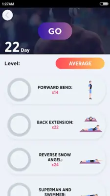 Home Workout for Men android App screenshot 0