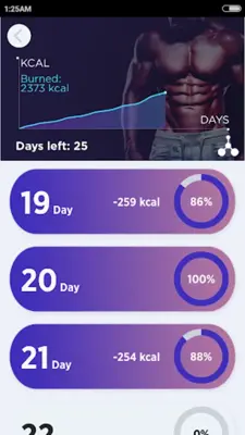 Home Workout for Men android App screenshot 2